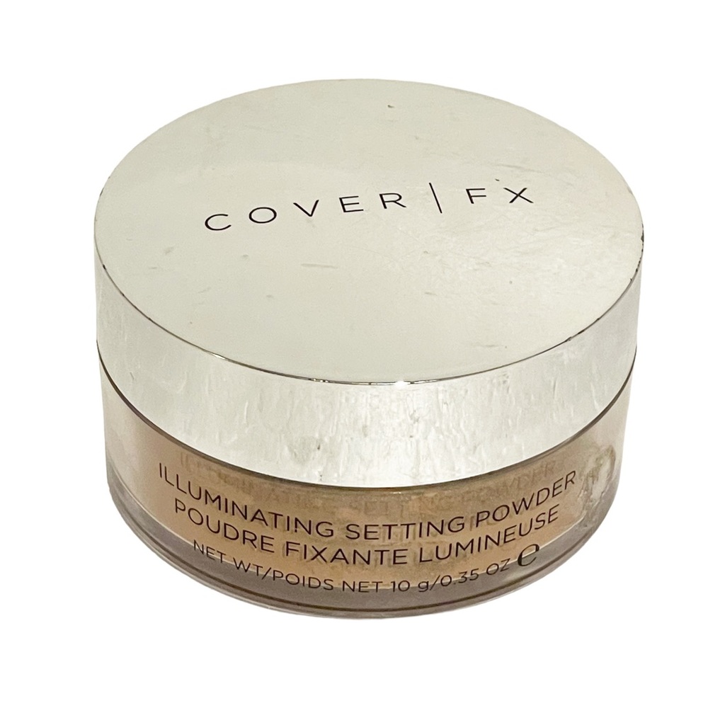COVER FX Illuminating Setting Powder In DEEP .35oz/10g Full Size Face Makeup
